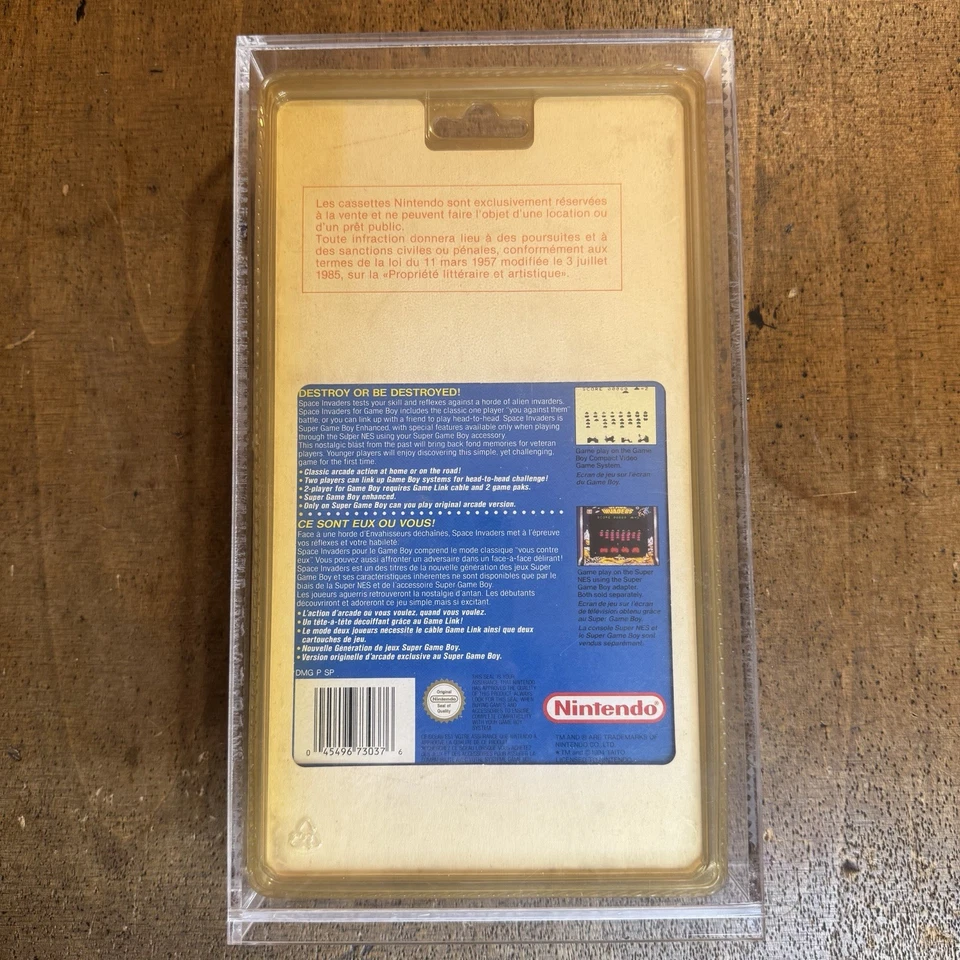 Blister Rare Nintendo Game Boy Space Invaders Neuf - Photo 2/2