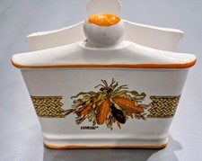 Vintage Retro Serviette Napkin Holder Collectible Harvest Home Made in Japan