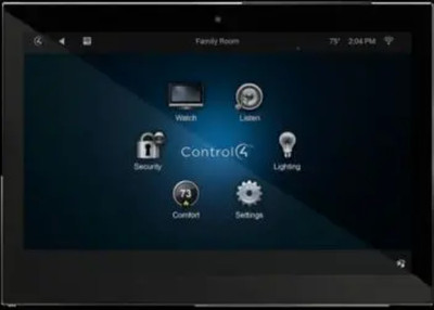 Control4 7  In-Wall Touch Screen - Black (C4-WALL7-1-BL)