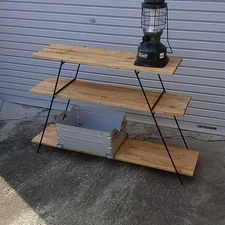 Top-Stage 800 Iron Rack Shelf Camping Outdoor Fixtures No Gas Japan Ship