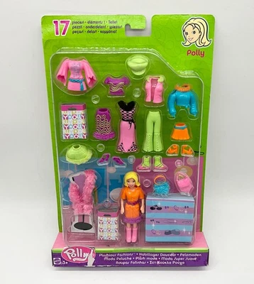 Mattel Polly Pocket Plushious Fashions Pelzmoden,, ,,NEU in OVP,, - Bild 1 von 4