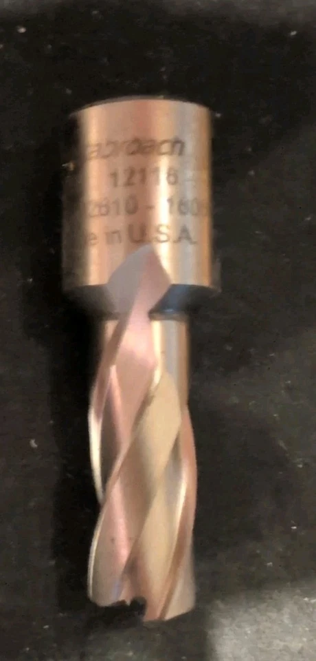 Broca empilhada Hougen Rotabroach 1/2" x 1" HGN12115S M192610-1606 ferramenta original do fabricante - Imagem 3 de 3