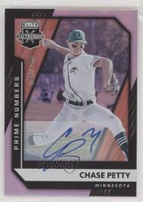 2021 Elite Extra Edition Prime Numbers A Signatures 43/190 Chase Petty Auto 02d2