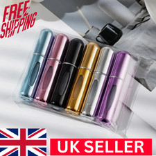 6Pcs Atomizer Refillable Perfume Atomiser Spray Bottle Aftershave Travel - 5ml