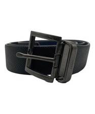 PRADA          Reversible belt Black  Navy 2CC004