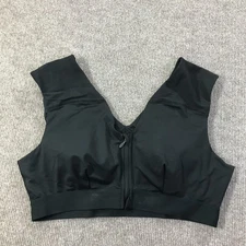 Tommie Copper Sports Bra Womens 2XL Zip Front Shoulder Support Activewear Gym