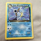 Pokémon Dark Blastoise 20/82 Team Rocket Rare 1st Edition 70 HP
