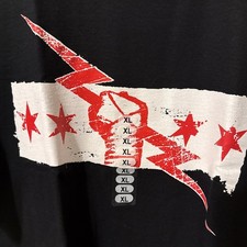 T-shirt WWE GTS Cm Punk XL Black Wrestler Best In The World Stars Wrestling