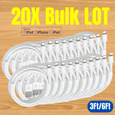 Lot of 20X USB A To iPhone Cable For iPhone 14 13 12 11 8 7 6 Fast Charger Cord
