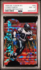 1998 Bowman's Best Fusion Mirror Image Emmitt  Enis #MI2 Atomic Ref #11/25 PSA 8