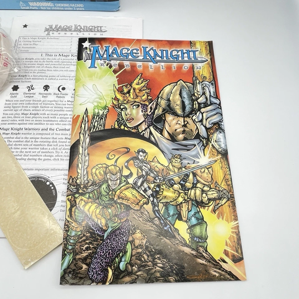 Juego de inicio Mage Knight Rebellion caja abierta Wizkids 2000 4007854 Foto 4 de 4