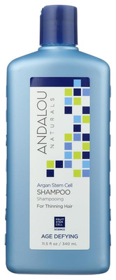 Argan Stem Cell Age Defying Shampoo, Strengthening Hair Care for Thinning, Dull