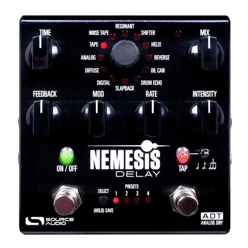 Source Audio SA260A Nemesis ADT Delay Pedal w/Analog Dry Path -sa260 a