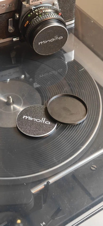 Minolta 49mm Lens Cap Front Cap 70s 80s XD 5 7 XM XG XE Lens Cap Cover - Image 2 of 4