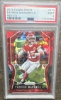 Panini Prizm 2019 Patrick Mahomes II #210 Red Ice Prizm PSA 9 Chiefs