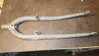 Gabel GT CroMo Stahl 26" Grau
