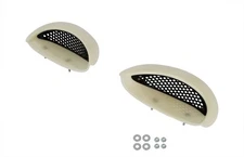 1996-1998 Ford Mustang SVT Cobra Unpainted Hood Scoop Bezels & Black Inserts