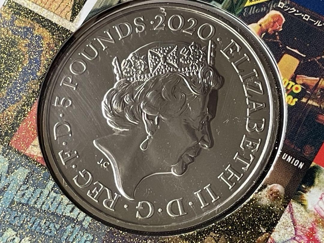 ELTON JOHN MUSIC LEGENDS UK £5 COMMEMORATIVE COIN 2020 / 18 | eBay