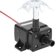 240L/H Mini Submersible Water Pump, DC 12V Ultra-Quiet Electric Brushless Submer