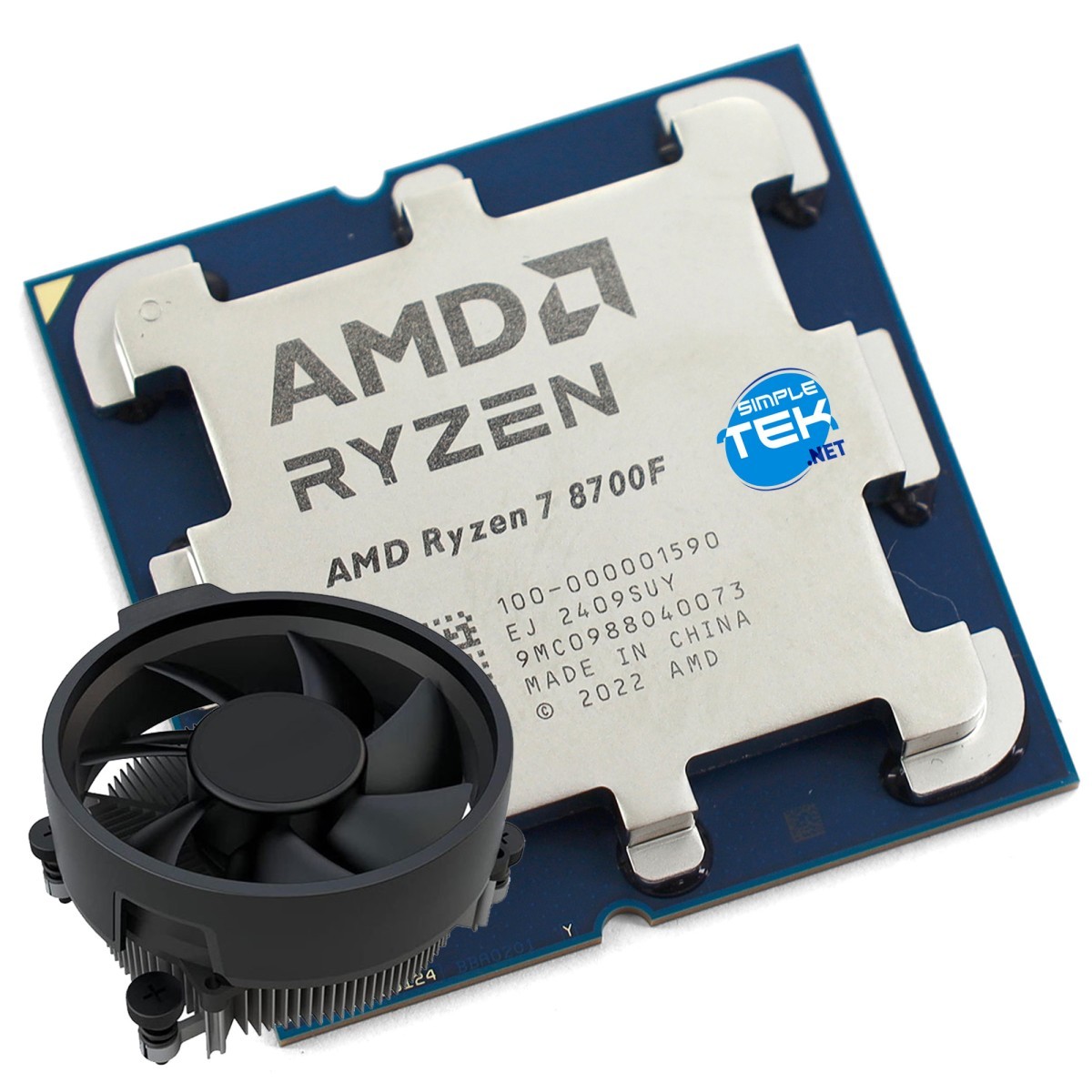 CPU AMD Ryzen 7 8700F CPU AMD Ryzen 7 8700F AM5 Gaming CPU Processor 8C/16T 4.10GHz Max 5.00