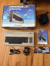 Commodore 64 Vintage Home Computer w/ Box, Power Supply, Manual  Cables