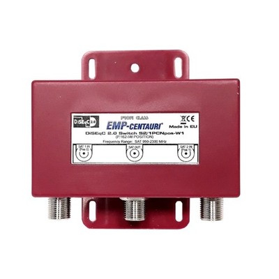 EMP DiseqC Schalter 2/1 ProfiLine mit WSG 4K 8K tauglich