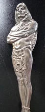 Silver Spoon - Cheyenne Indian - Mayer & Bros Sterling - Antique - Great Details