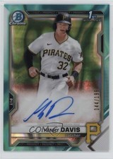 2021 Bowman Draft Chrome Pick Aqua Lava Refractor /199 Henry Davis Auto 03ox