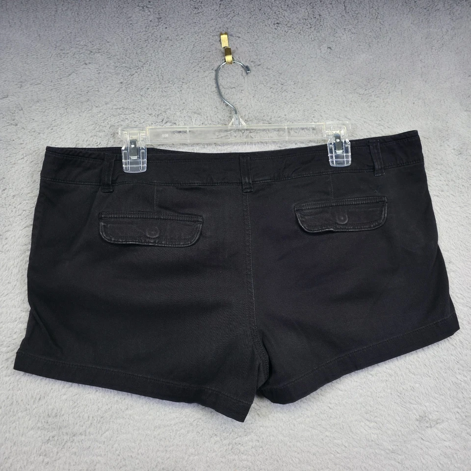 Lote de 2 Pantalones Cortos American Eagle de Lino para Mujer Verde Negro Y2K Micro Mini Cortos Foto 4 de 4