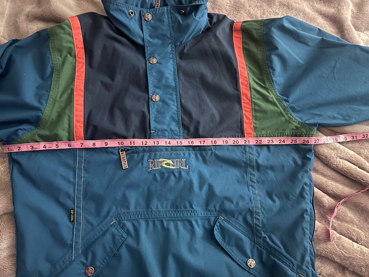Vintage 90s RIP CURL Jacket High Altitude Snap Ski Delfy 1000 RARE