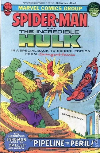 Amazing Spider-Man Dallas Times Herald Giveaway #1 FN 1981 Stock Image