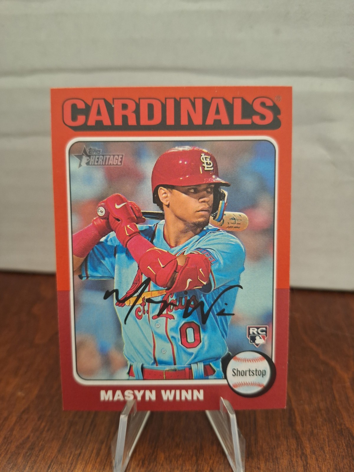 2024 Topps Heritage Baseball Masyn Winn #284
