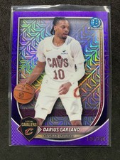 2025 Bowman Chrome Briefing Darius Garland Purple Mojo Prizm /250 #BCV-92
