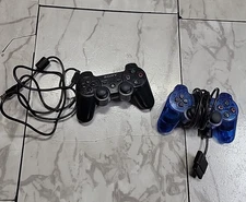 Sony Playstation 3 PS3 Genuine OEM Dualshock Lot Of 2 Black Controller Tested