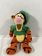 St. Patricks Day Tigger 9" Plush Beanbag Winnie the Pooh Disney Store W/o Tags