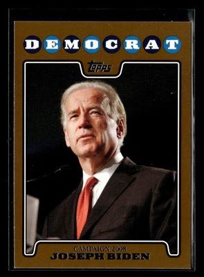2008 Topps Joseph Joe Biden Campaign 2008 Gold #C08-JB U4514