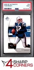 2005 SP AUTHENTIC #50 TOM BRADY PATRIOTS PSA 9