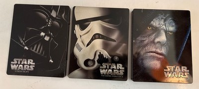 Star Wars Saga Steelbook Collection Episode 4-6 Rare Collection BLU-RAY New Hope