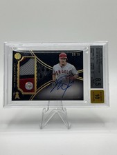 Mike Trout Patch Auto SP #'d /75 BGS 8.5/10 2016 Topps The Mint #APAMT Angels