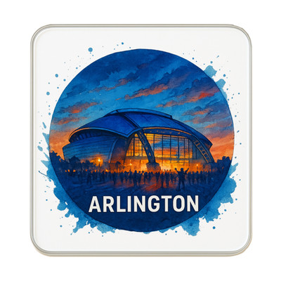 Arlington, Texas USA Kühlschrankmagnet: Niedliches handgefertigtes Reise-Souvenir-Geschenk