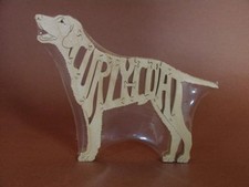 SALE Curly Coated Retriever Sporting Dog Puzzle Toy Amish Made USA Figurine