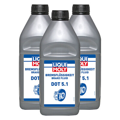 LIQUI MOLY DOT5.1 Bremsflüssigkeit 3 Liter für Roller Beta Eikon 50 LC 1999-2006