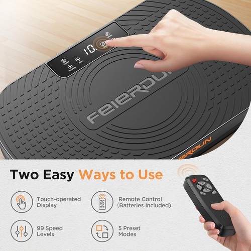 Vibration Plate Exercise Machine for Lymphatic Drainage, Weight Loss & Wellness - Picture 6 of 56