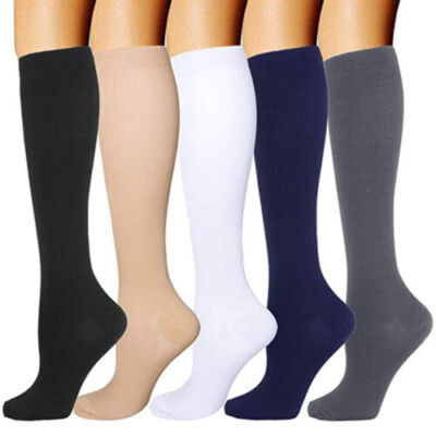 Compression Flight Socks Unisex Miracle Travel Anti Swelling Fatigue Support