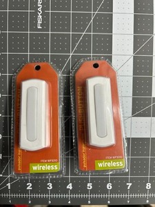 IQ America Wireless Battery Operated Doorbell Push Button - Colonial Style White Wp-3010