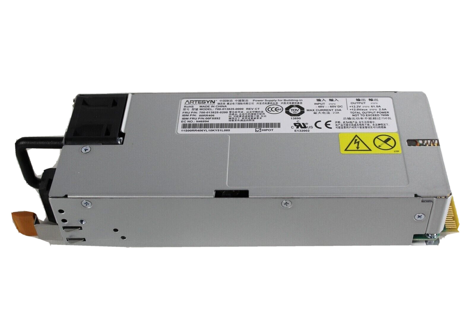 00FX892 00RR406, 00FV999 700-013825-0200, 700-013825-0000 750W S822L DC PSU