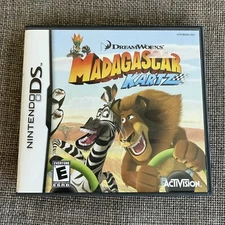 Madagascar Kartz Nintendo DS Dreamworks Video Game Complete Tested Working