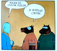 JEAN GIRAUD MOEBIUS 1984 SCREEN PRINT COLOR LITHOGRAPH ART PRINT UNSIGNED PG 16