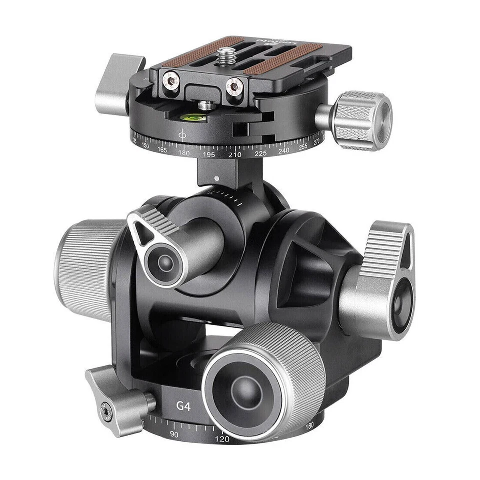 Compatible With Profession Leofoto G4 Geared Ball Head With Plate stand - Image 2 of 4