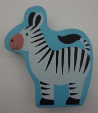 Melissa  Doug Noah's Ark Shape Sorter Wooden Block Piece Part ZEBRA